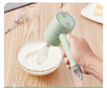 360Home Kabelloser elektrischer Schneebesen + zerkleinerer